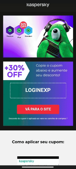 Tutorial como aplicar o cupom